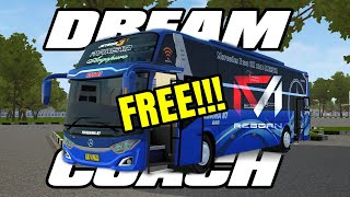 JETBUS 3+ DREAM COACH | MOD BUSSID FREE | MD CREATION