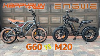 Happyrun G60 vs Engwe M20 comparison