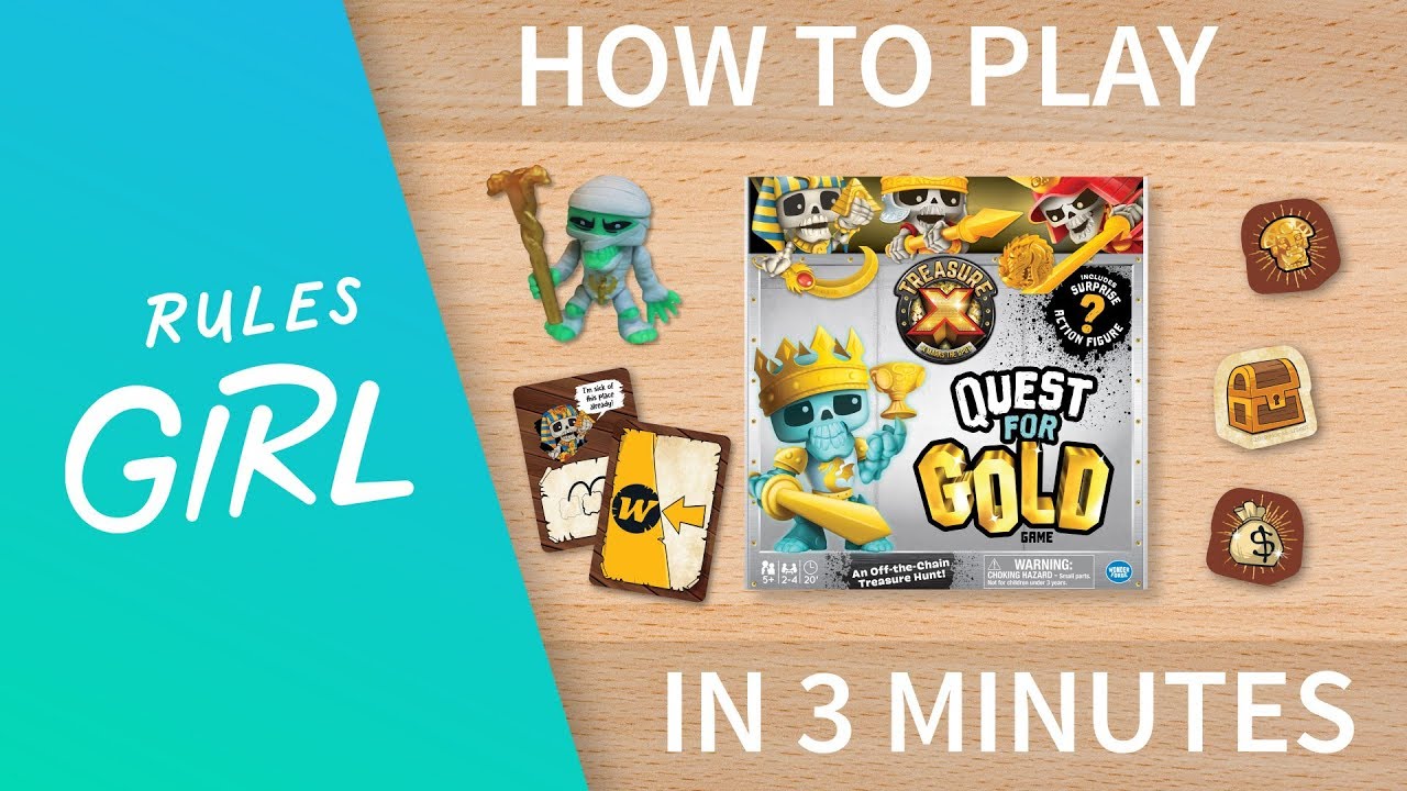 How to Play Treasure X Quest For Gold in 3 Minutes - Rules Girl - YouTube