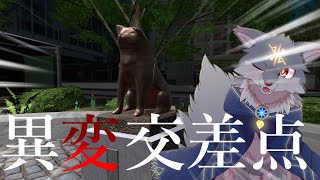渋谷のスクランブル交差点で異変を探していくよ！( #異変交差点 )