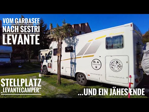 #103:Vom Gardasee nach Sestri Levante/Ligurien - Stellplatz Levante Camper (...und ein jähes Ende!)