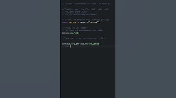 JavaScript Example - Access Environment Variables
