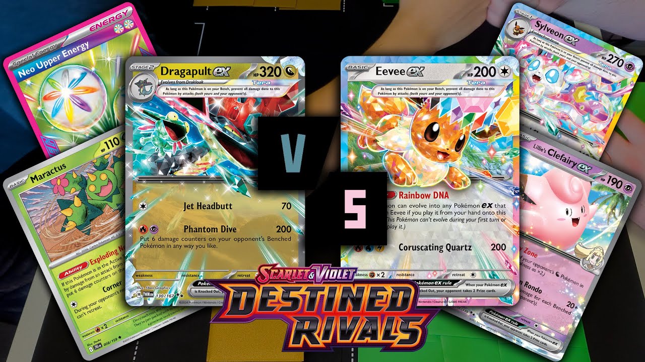 Dragapult ex vs Eevee Box | Pokémon TCG Tabletop