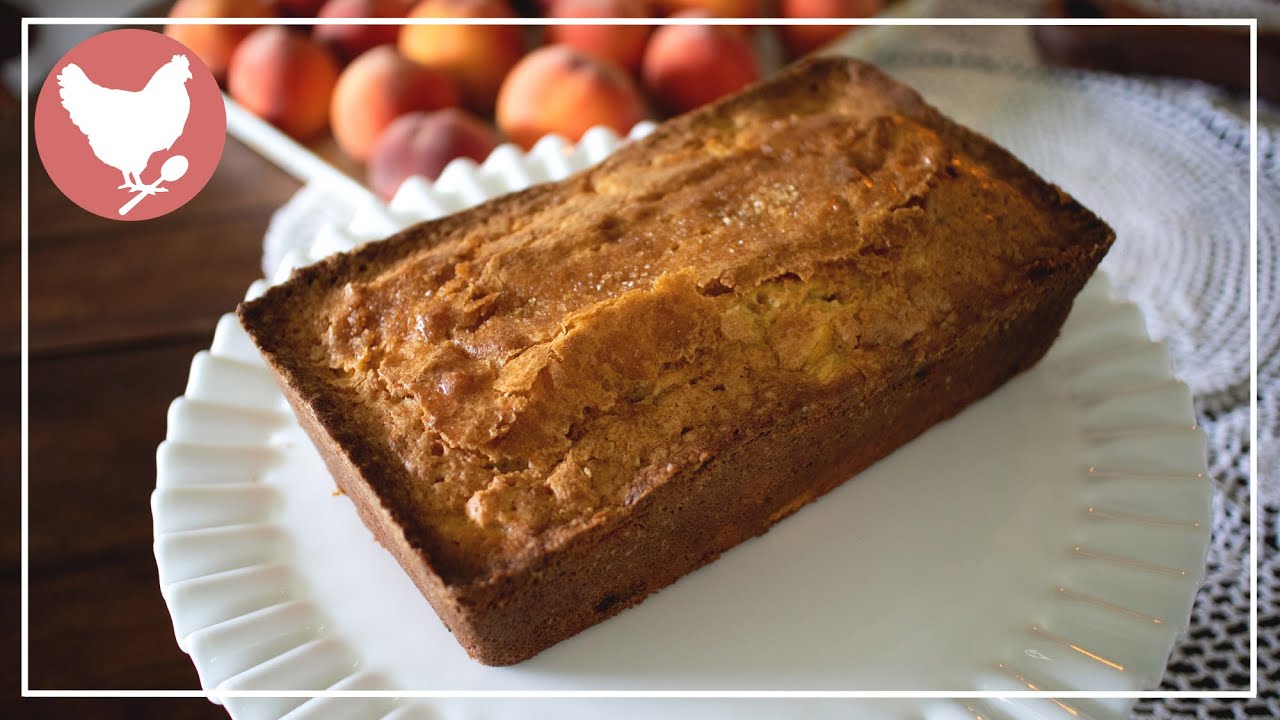 Fresh Peach Pound Cake | Quick Bread Recipe