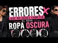 Errores que debes evitar al usar ropa oscura.😮