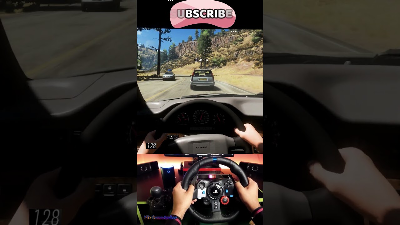 Hit button for smooth drive - Logitech G29 | FH5