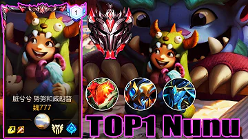 Wild Rift Nunu Gameplay - Top 1 Nunu Champion Spotlight | Rank Grandmaster