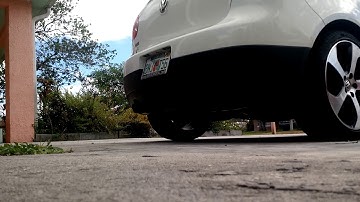 Mkv GTI catless downpipe and resonator delete cold start