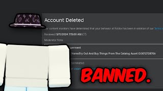 I Got BANNED.. (Roblox)