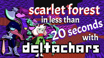 srb2 scarlet forest speedrun w/ deltachars