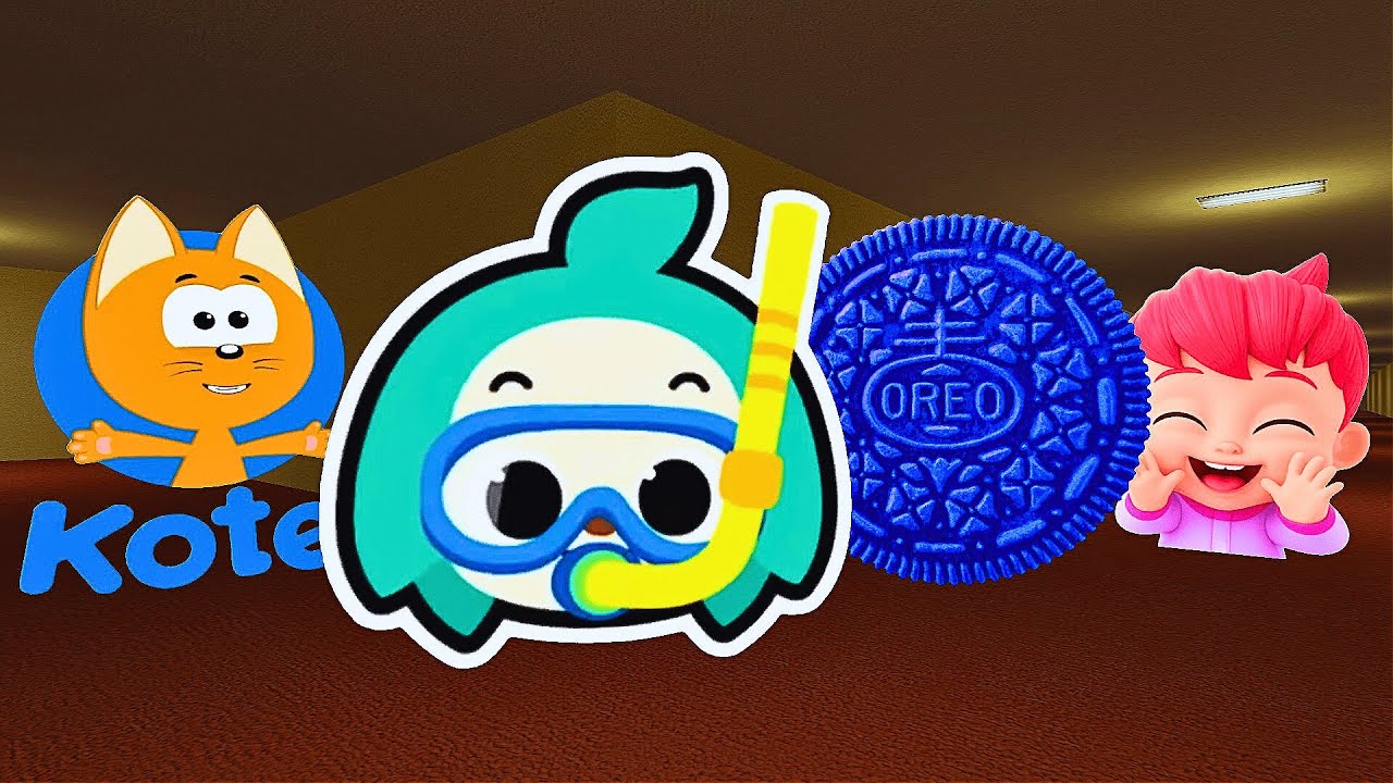 NEXTBOTS SPECIAL with UNDERWATER Hogi, Kote Kitty, LAUGHING Bebefinn & BLUE Oreo CHASE l Garry's Mod