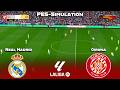Real Madrid vs Girona - LaLiga | Simulación de PES 21