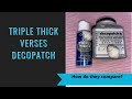 Comparing Triple Thick with Decopatch Ultra Gloss - A quick comparison on paper beads