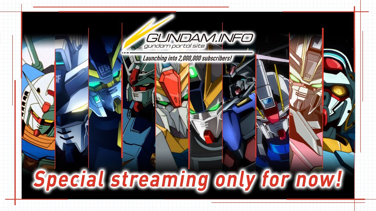 Launching Into 2 000 000 Subscribers Gundam Info Youtube