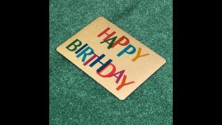 Rainbow Phantom Black Card, Happy Birthday by Higar / SEO MAGIC