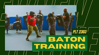 Platoon 2303 Baton Training