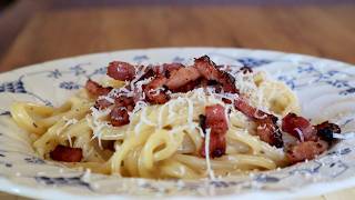 The Best Spaghetti Alla Carbonara - Made by An Italian Guitar Maker