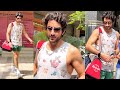 Ibrahim Ali Khan Spotted Post Gym In Juhu