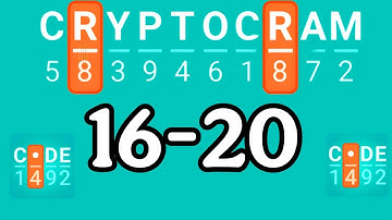 CRYPTOGRAM level 16 17 18 19 20