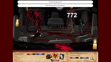 DragonFable | ChaosWeaver (nerfed) vs Jack Crescent (and Guitar)