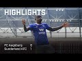 Diarra Scores Roefs Saves Penalty FC Augsburg 0 1 Sunderland AFC Highlights 