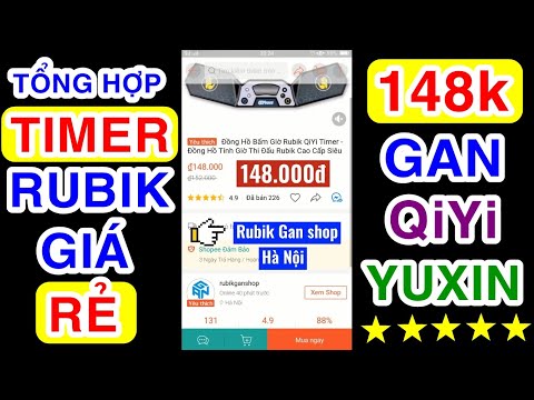 Video Timer Rubik Giá Rẻ | Gan Timer - QiYi Timer - Yuxin... - youtube