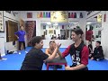 Kung Fu Arm Wrestling Strength Challenge