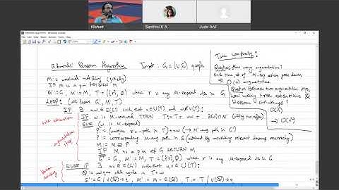 Linear Programming & Combinatorial Optimization (2022) Lecture-39