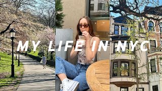MY LIFE IN NYC | studio apartment in upper west side, shopping on fifth ave, spring clothing haul