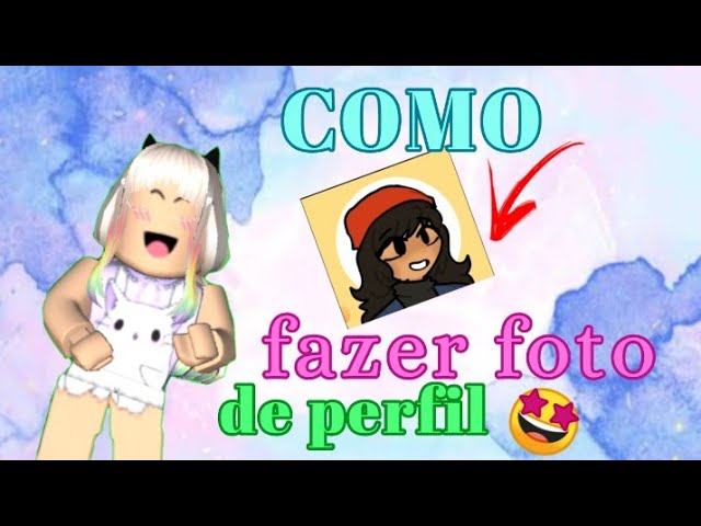 📱COMO FAZER FOTO DE PERFIL COM SUA SKIN DO ROBLOX (Tutorial