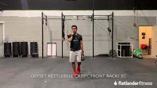Offset kettlebell carry demo