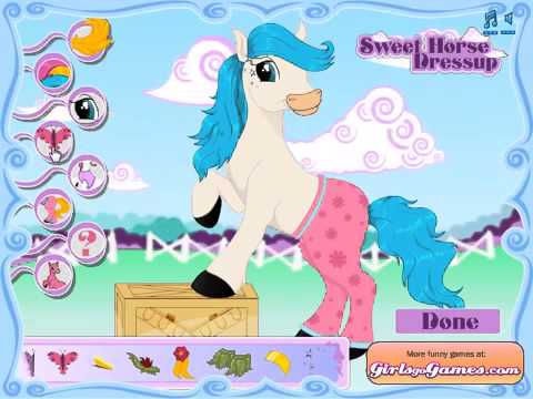 Sweet Horse Games Bratz Dress Up - Baby Games