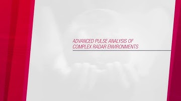 Pulse Analysis in Complex Radar Environments