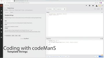 Codewars 8 kyu Template Strings JavaScript