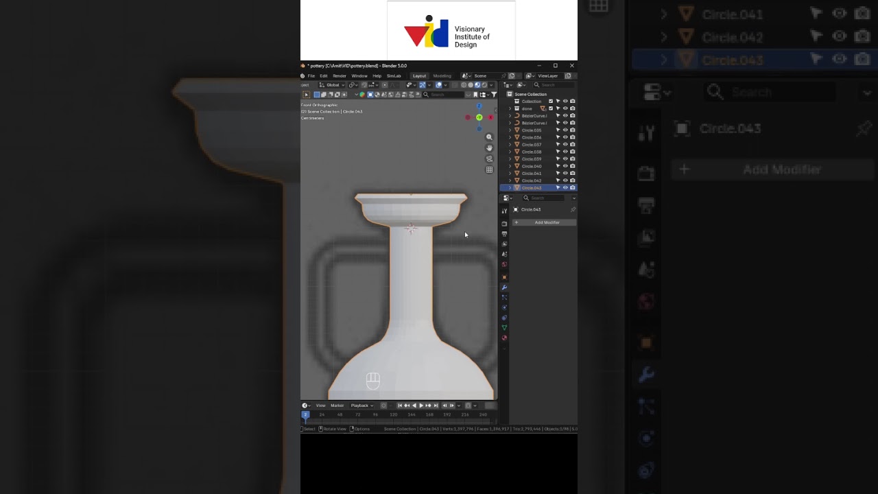Sketches hit different in 3Dblender3d #3dpot#blenderindia #3dtutorial#3dart#digitalpottery #3ddesign