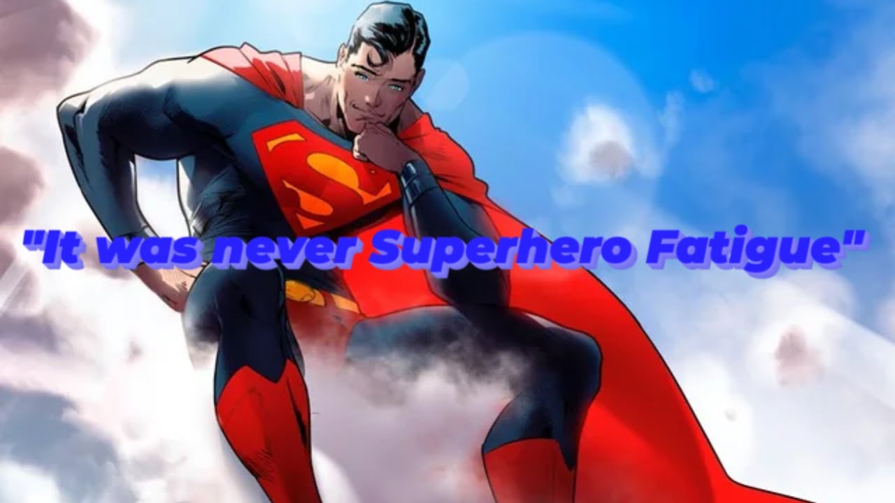 It was never Superhero Fatigue, it was Inflation