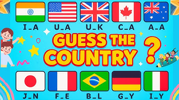 Guess the Country by Flag 🌎 | World Flags Quiz for Kids | Fun Geography Challenge | Kids Learning