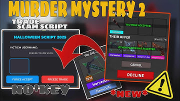 *NEW* | 🧊MM2 FREEZE TRADE SCRIPT | NO KEY | PASTEBIN 2025🎃
