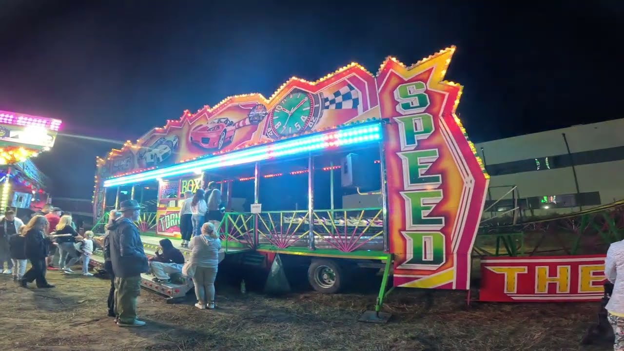Czeski Lunapark - rollercoaster Tornado Off Ride Nowy Tomyśl (Jarmark Chmielo-Wikliniarski 2025)