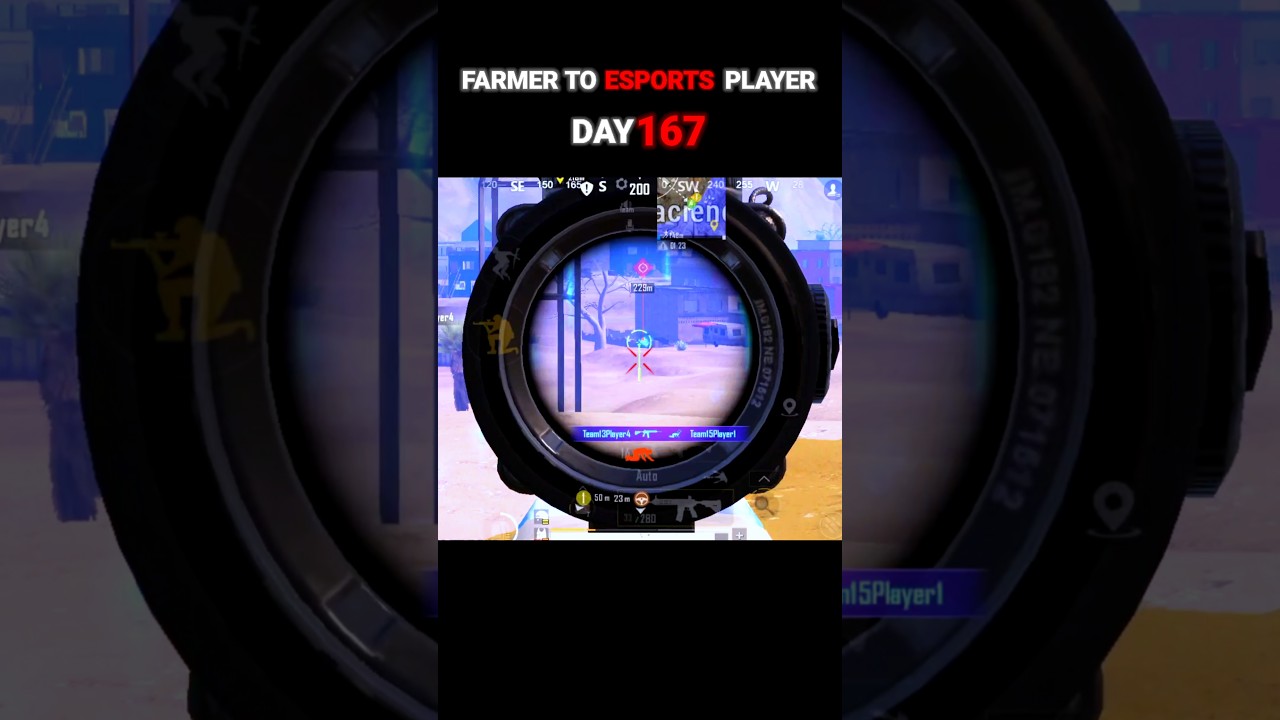 FARMER TO ESPORTS PLAYER DAY 167 | #bgmi #pubg #pubgmobile #bgis #bmps #esports