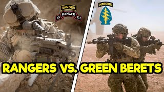 US ARMY RANGERS VS. SPECIAL FORCES (GREEN BERETS)