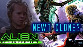 Alien 4 NEWTS Resurrection! Cloned Newt instead of Ripley! Early Draft Idea