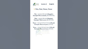 ✨ This, That, These, Those | Learn English Easily | Prabhu Academy bymaster