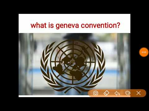 What is geneva convention? काय आहे जिनिव्हा करार?
