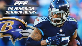 Baltimore Ravens Sign RB Derrick Henry | 2024 NFL Free Agency | PFF
