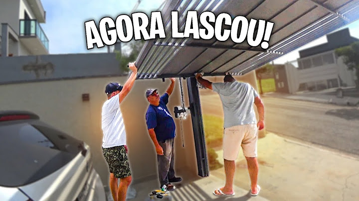 INSTALAMOS O MOTOR DO NOSSO PORTÃO E NO FIM QUEBRAMOS!