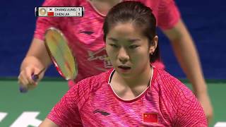 Tahoe China Open 2017 | Badminton QF M3-WD | Chang\/Jung vs Chen\/Jia
