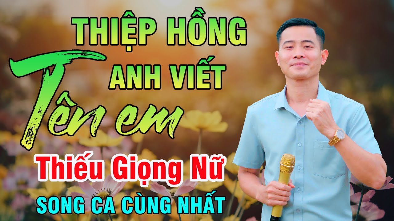 Thiệp Hồng Anh Viết Tên Em - Karaoke Thiếu Giọng Nữ Hay Nhất | Nguyễn Nhất Nhạc Sống