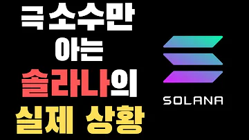 솔라나 Solana SOL 사지마세요 시청하기전까진 경고합니다