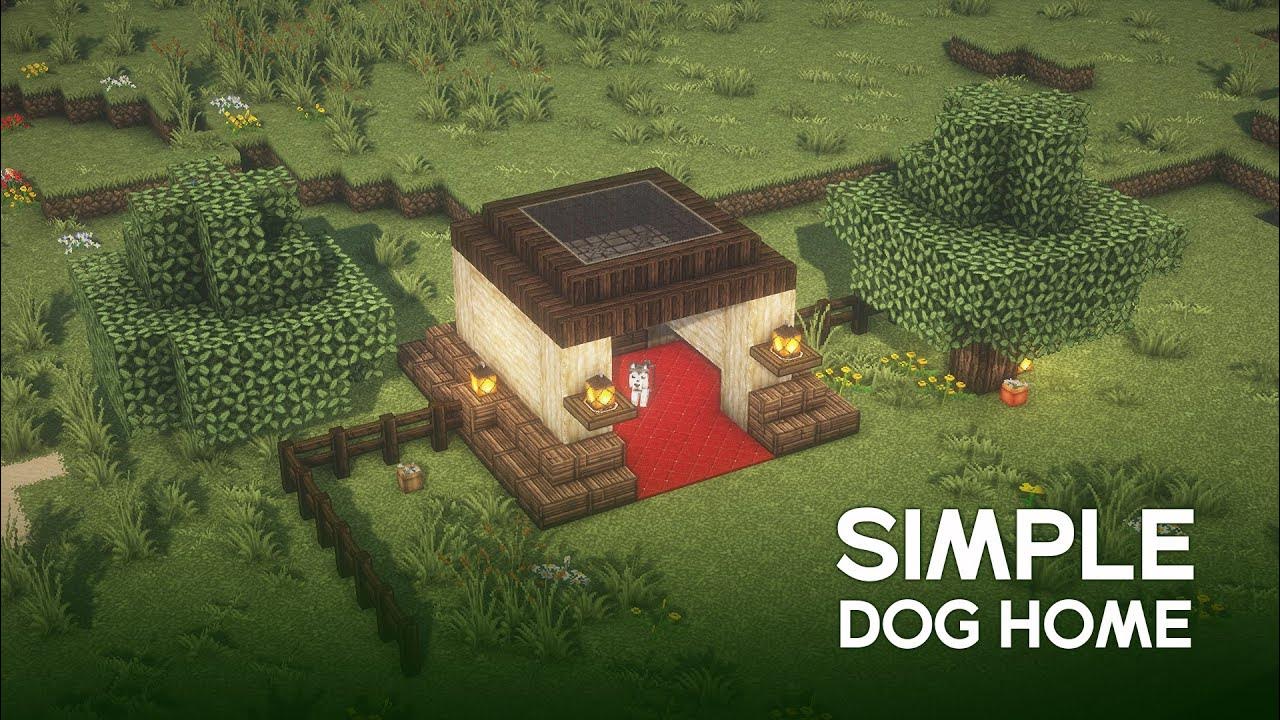 Simple Dog House Kennel Minecraft Build YouTube simple-dog-house-kennel-minecraft-build-youtube